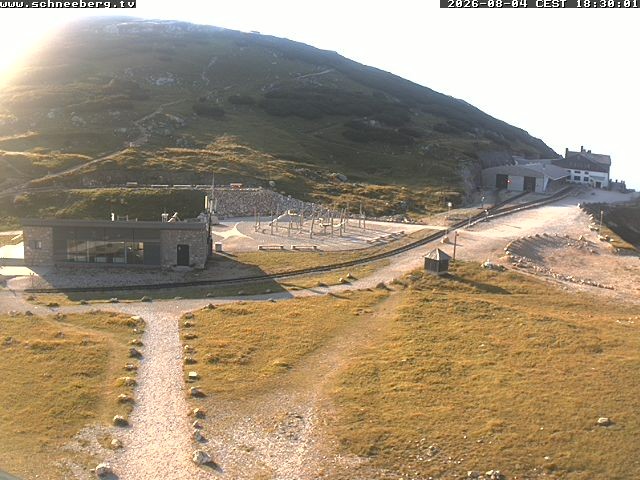 Archiv Foto Webcam Endstation Zahnradbahn Hochschneeberg