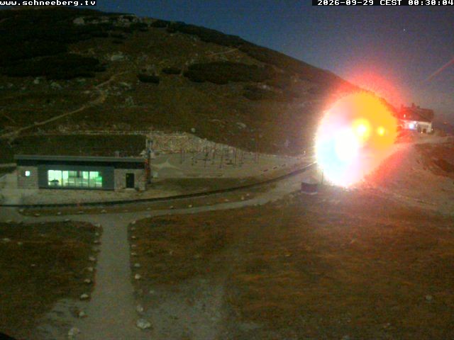 Archiv Foto Webcam Endstation Zahnradbahn Hochschneeberg