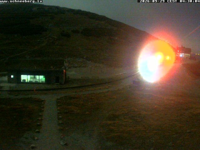 Archiv Foto Webcam Endstation Zahnradbahn Hochschneeberg