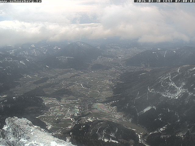 Archiv Foto Webcam Talblick Berghaus Hochschneeberg