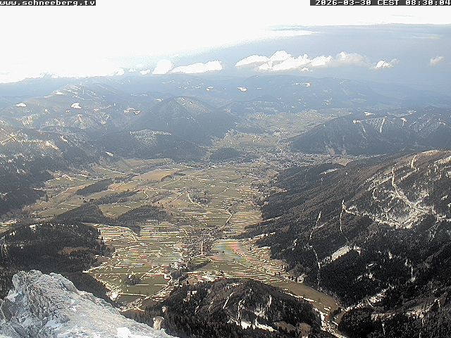 Archiv Foto Webcam Talblick Berghaus Hochschneeberg
