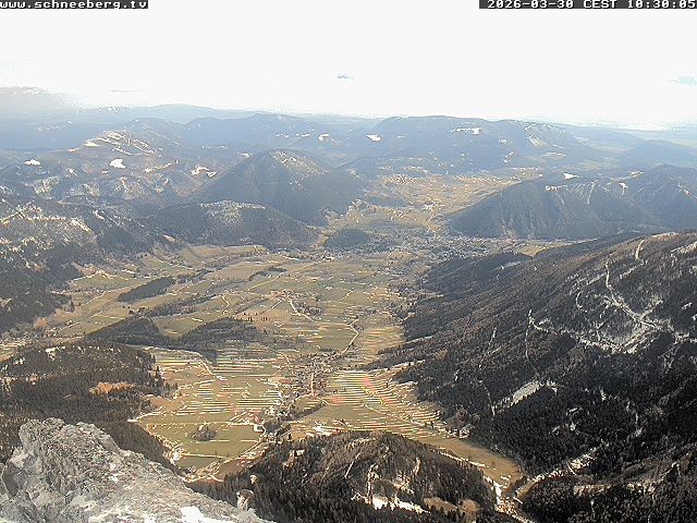 Archiv Foto Webcam Talblick Berghaus Hochschneeberg