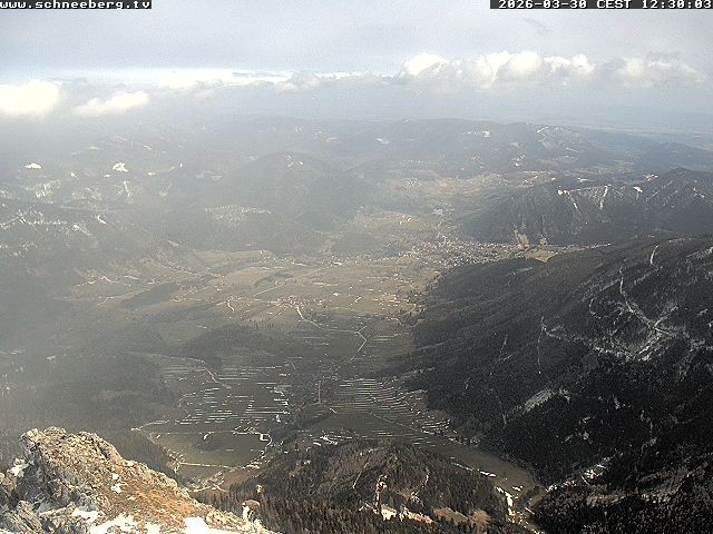 Archiv Foto Webcam Talblick Berghaus Hochschneeberg