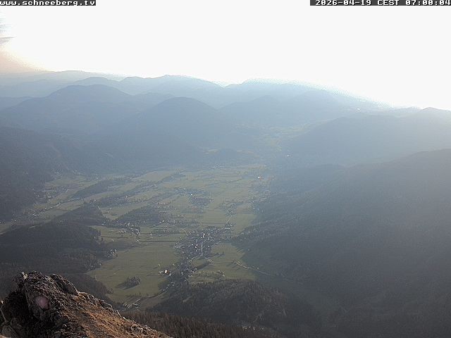 Archiv Foto Webcam Talblick Berghaus Hochschneeberg