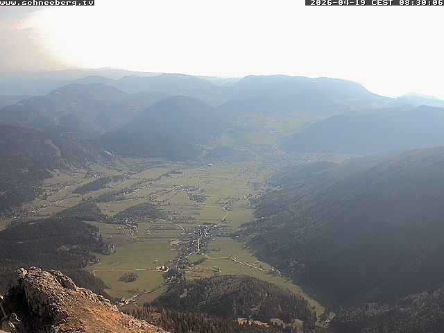 Archiv Foto Webcam Talblick Berghaus Hochschneeberg