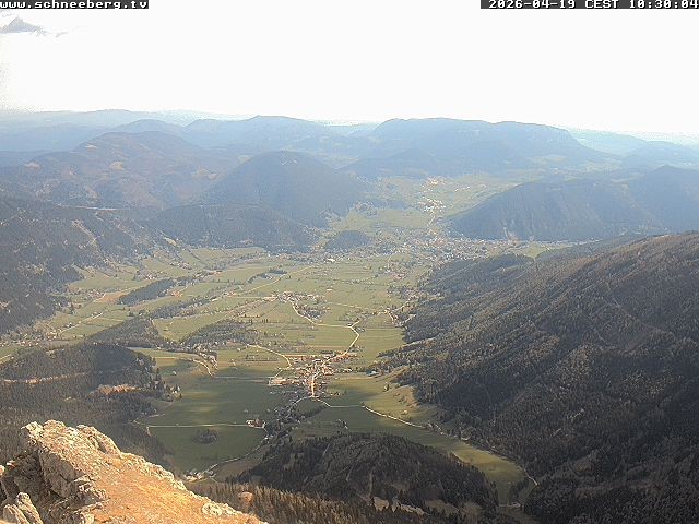 Archiv Foto Webcam Talblick Berghaus Hochschneeberg