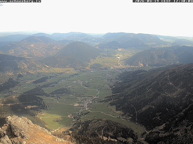 Archiv Foto Webcam Talblick Berghaus Hochschneeberg