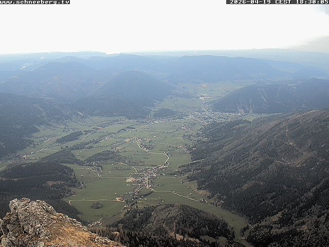 Archiv Foto Webcam Talblick Berghaus Hochschneeberg