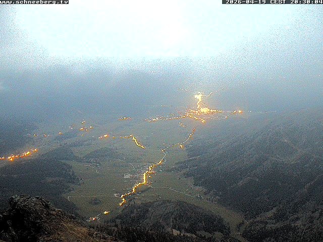 Archiv Foto Webcam Talblick Berghaus Hochschneeberg