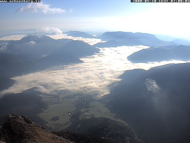 Archiv Foto Webcam Talblick Berghaus Hochschneeberg