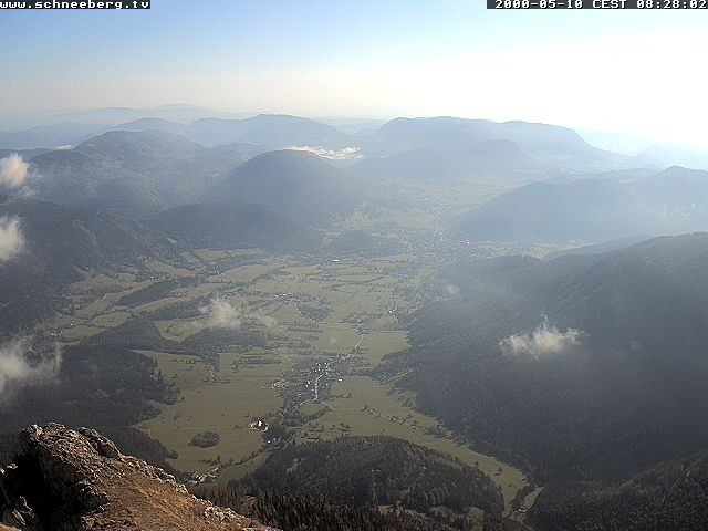 Archiv Foto Webcam Talblick Berghaus Hochschneeberg