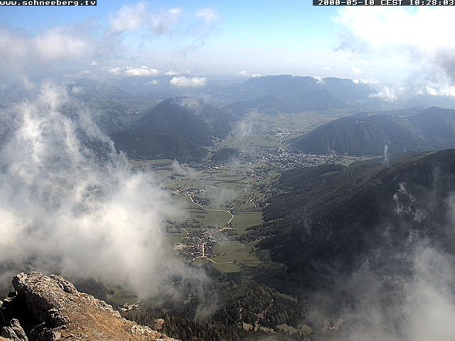 Archiv Foto Webcam Talblick Berghaus Hochschneeberg