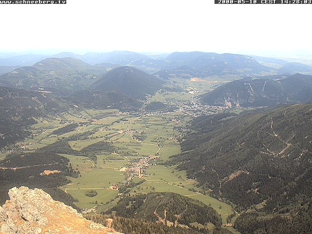 Archiv Foto Webcam Talblick Berghaus Hochschneeberg