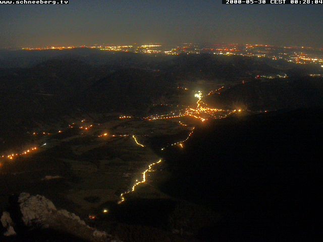 Archiv Foto Webcam Talblick Berghaus Hochschneeberg
