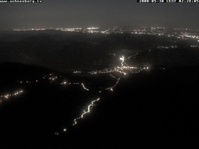 Archiv Foto Webcam Talblick Berghaus Hochschneeberg