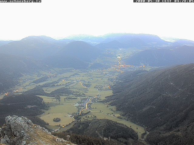 Archiv Foto Webcam Talblick Berghaus Hochschneeberg