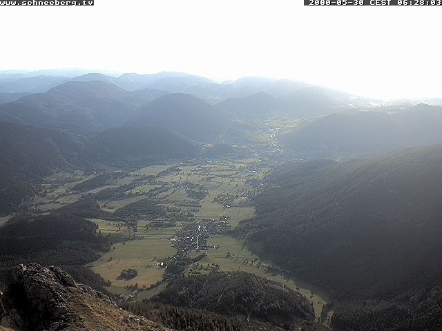 Archiv Foto Webcam Talblick Berghaus Hochschneeberg
