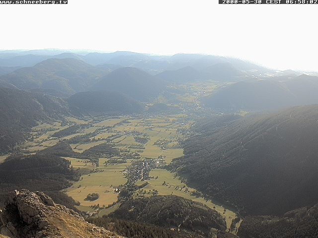 Archiv Foto Webcam Talblick Berghaus Hochschneeberg