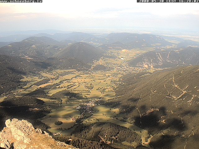 Archiv Foto Webcam Talblick Berghaus Hochschneeberg