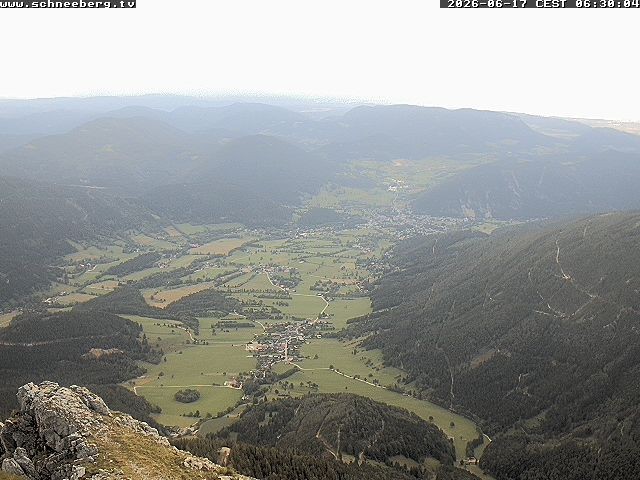 Archiv Foto Webcam Talblick Berghaus Hochschneeberg