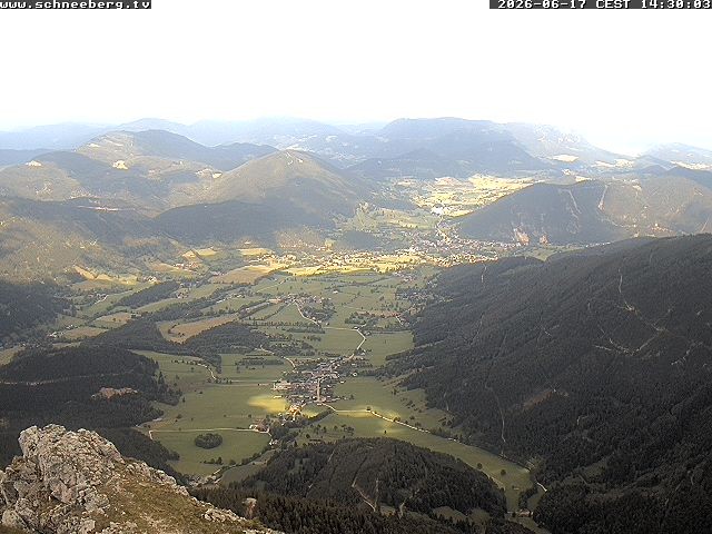 Archiv Foto Webcam Talblick Berghaus Hochschneeberg