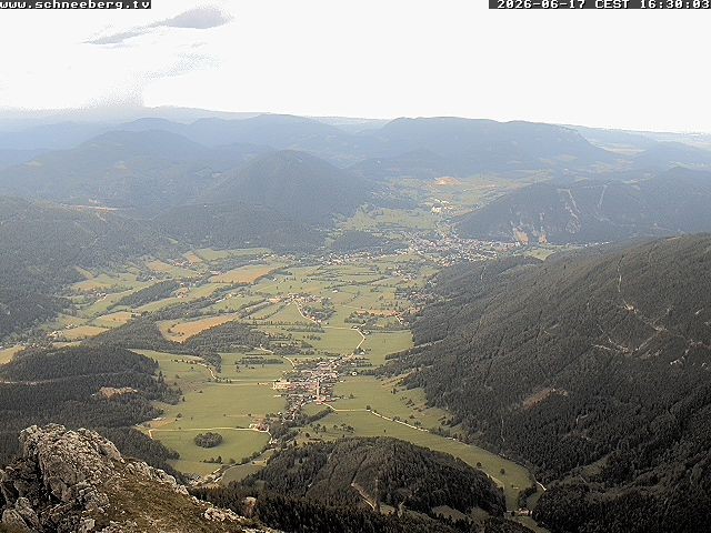 Archiv Foto Webcam Talblick Berghaus Hochschneeberg