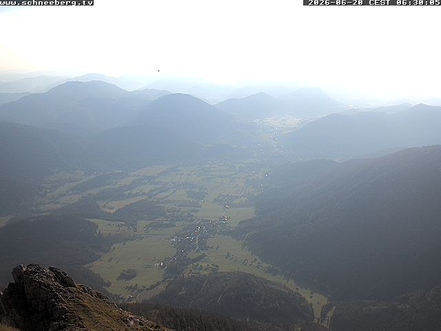 Archiv Foto Webcam Talblick Berghaus Hochschneeberg