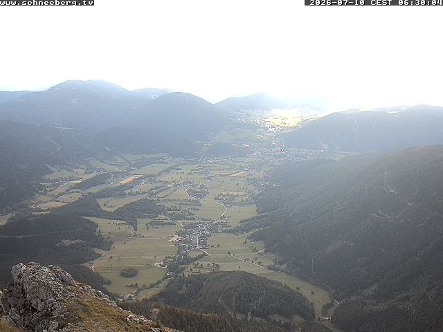 Archived image Webcam Mountain Hut Hochschneeberg