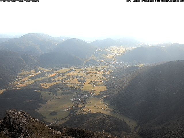 Archived image Webcam Mountain Hut Hochschneeberg