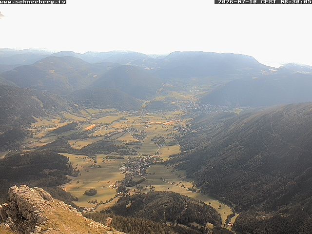 Archived image Webcam Mountain Hut Hochschneeberg