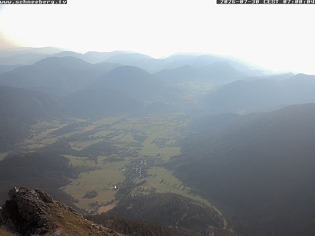 Archiv Foto Webcam Talblick Berghaus Hochschneeberg