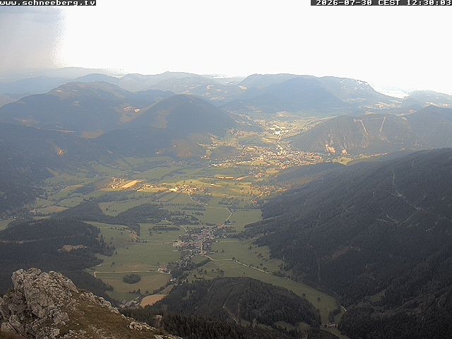 Archiv Foto Webcam Talblick Berghaus Hochschneeberg