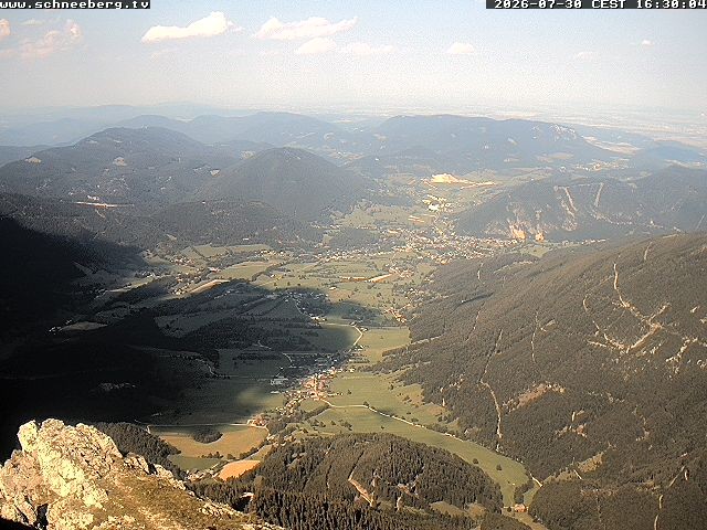 Archiv Foto Webcam Talblick Berghaus Hochschneeberg