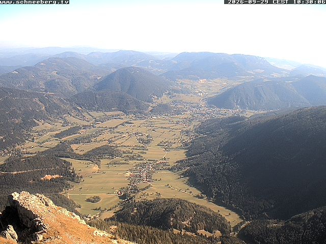 Archiv Foto Webcam Talblick Berghaus Hochschneeberg