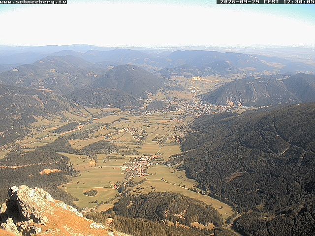 Archiv Foto Webcam Talblick Berghaus Hochschneeberg