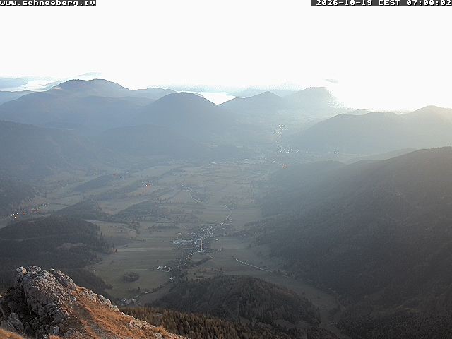 Archiv Foto Webcam Talblick Berghaus Hochschneeberg