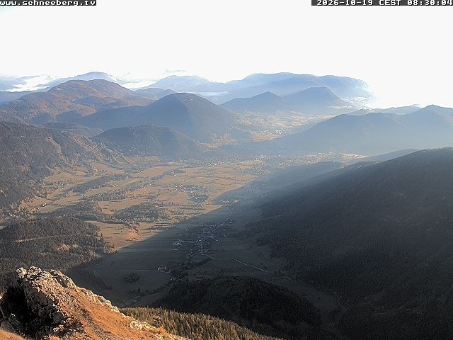 Archiv Foto Webcam Talblick Berghaus Hochschneeberg