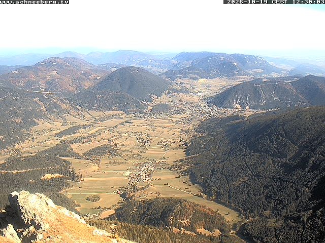 Archiv Foto Webcam Talblick Berghaus Hochschneeberg