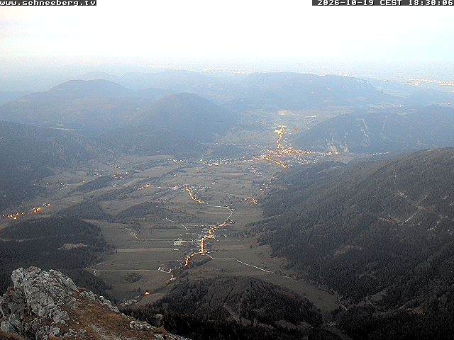 Archiv Foto Webcam Talblick Berghaus Hochschneeberg