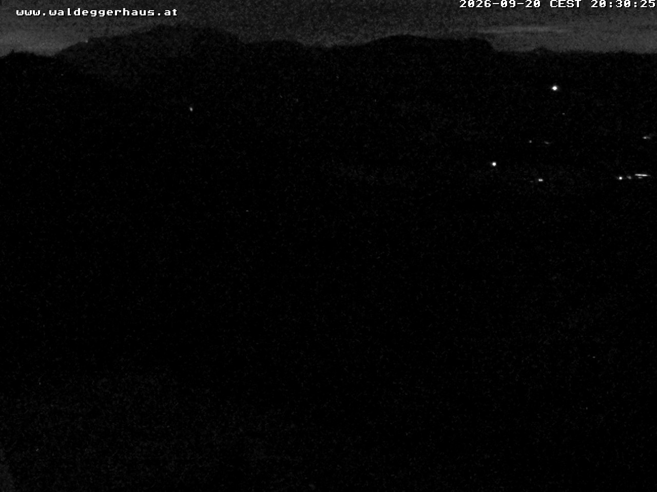 Archived image Webcam Restaurant Waldeggerhaus "Hohe Wand"