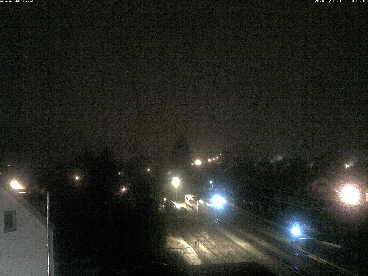 Archiv Foto Webcam Bahnhof in Puchberg am Schneeberg and Schneeberg Panorama