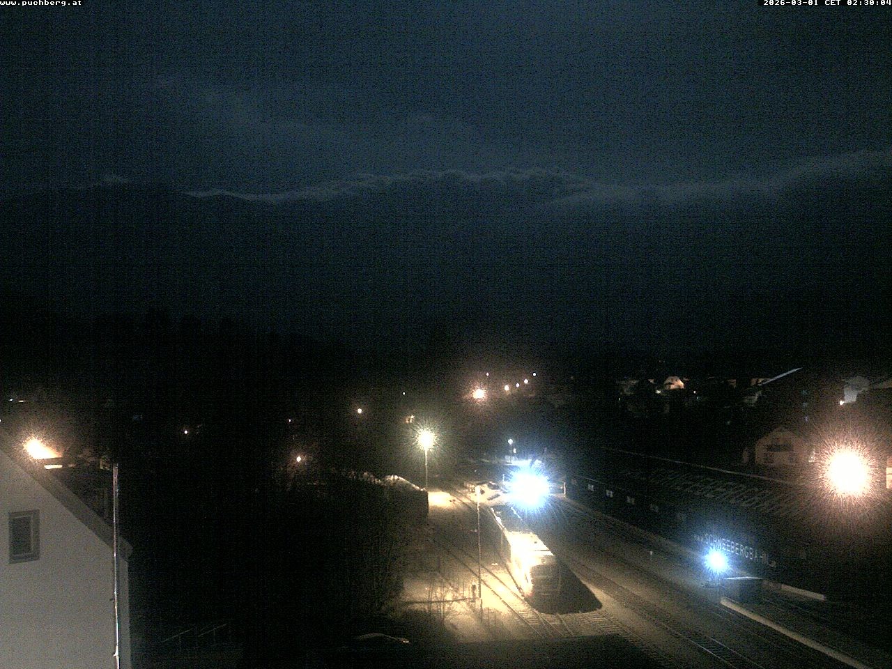 Archiv Foto Webcam Bahnhof in Puchberg am Schneeberg and Schneeberg Panorama
