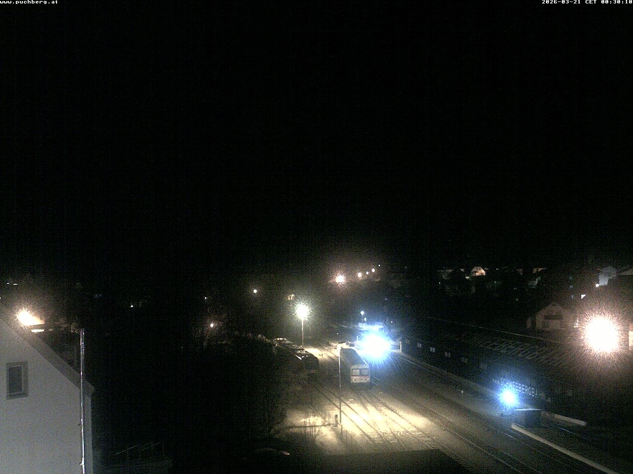 Archiv Foto Webcam Bahnhof in Puchberg am Schneeberg and Schneeberg Panorama