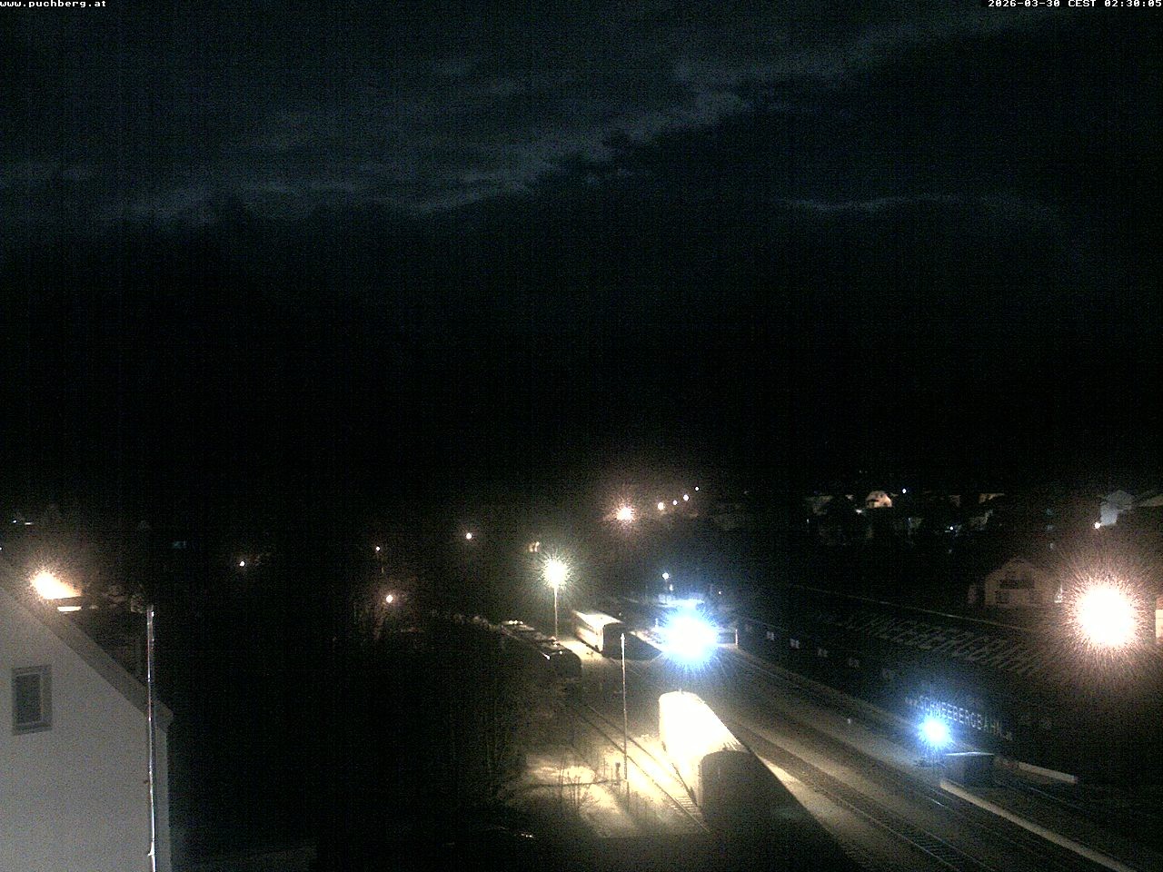 Archiv Foto Webcam Bahnhof in Puchberg am Schneeberg and Schneeberg Panorama