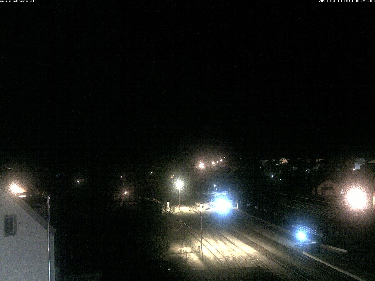 Archiv Foto Webcam Bahnhof in Puchberg am Schneeberg and Schneeberg Panorama