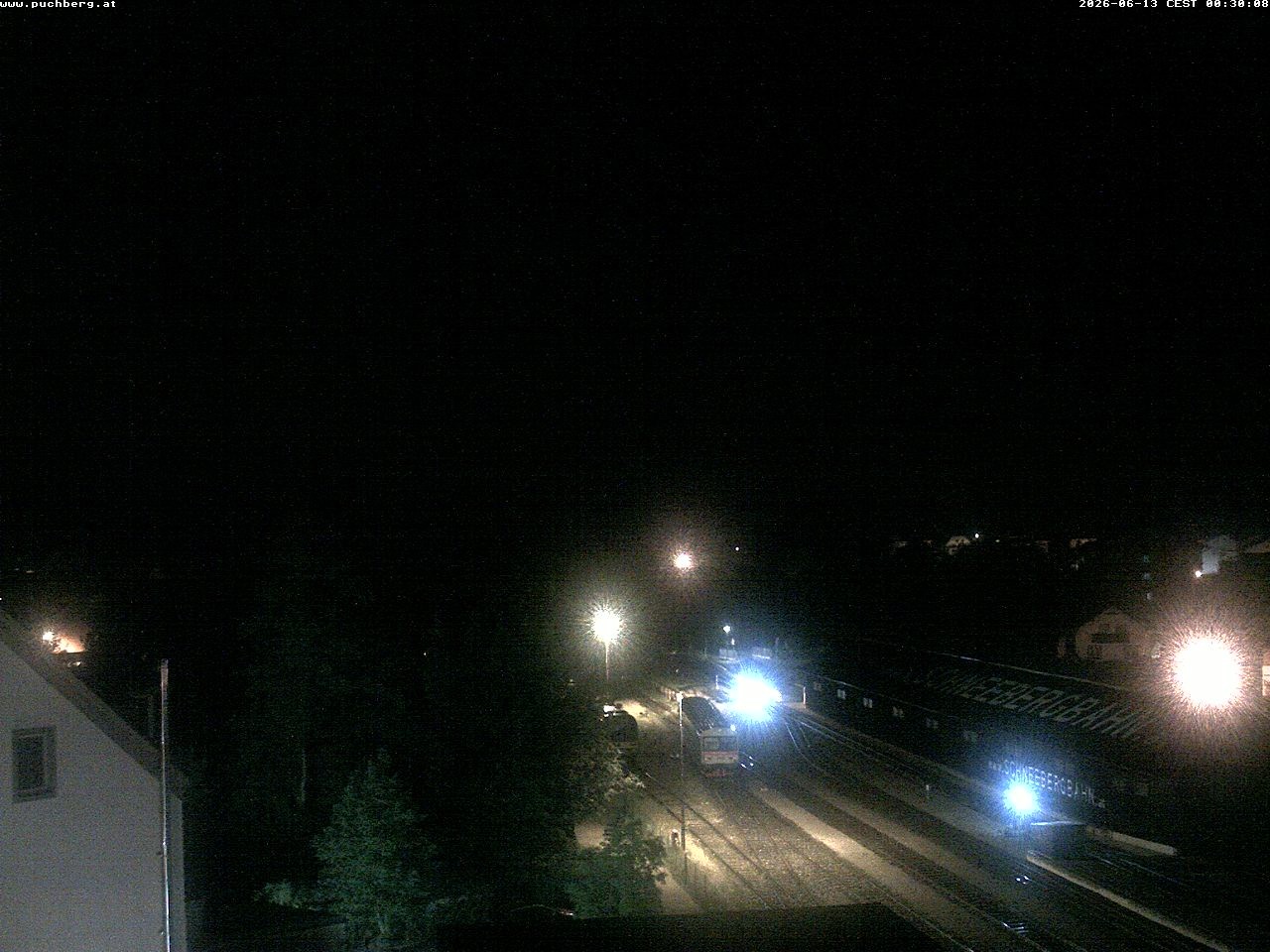 Archiv Foto Webcam Bahnhof in Puchberg am Schneeberg and Schneeberg Panorama