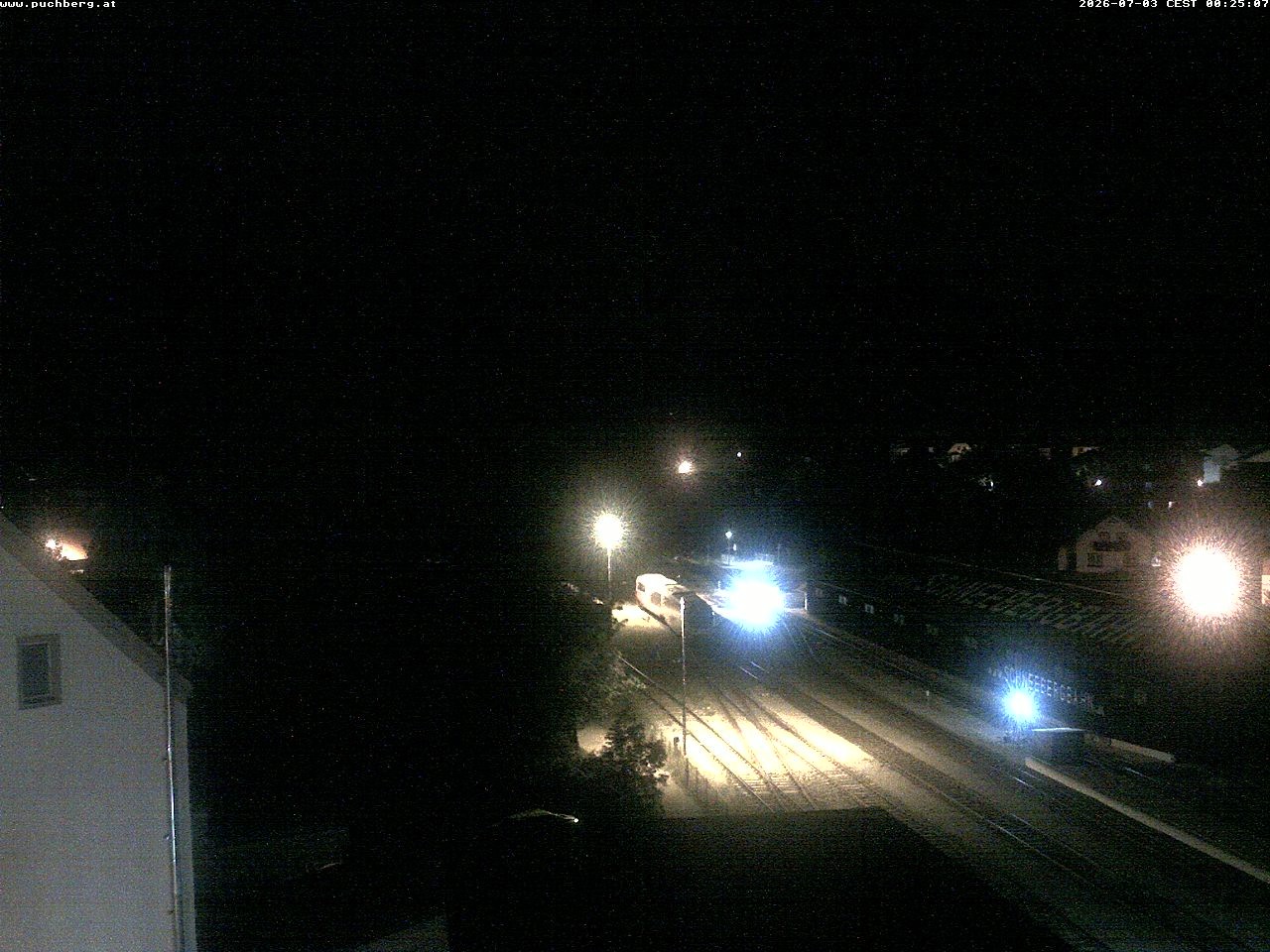 Archiv Foto Webcam Bahnhof in Puchberg am Schneeberg and Schneeberg Panorama