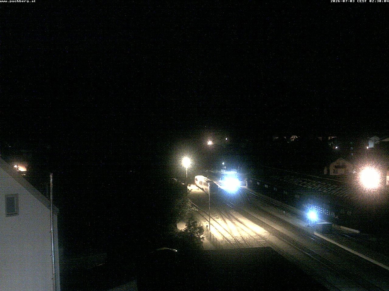 Archiv Foto Webcam Bahnhof in Puchberg am Schneeberg and Schneeberg Panorama