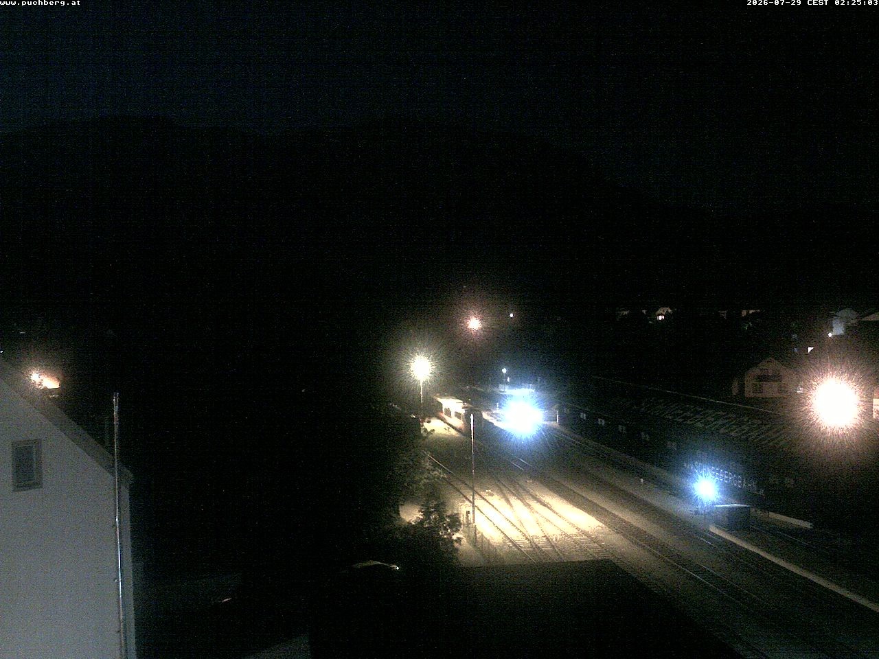 Archiv Foto Webcam Bahnhof in Puchberg am Schneeberg and Schneeberg Panorama