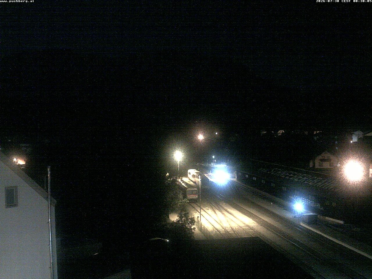 Archiv Foto Webcam Bahnhof in Puchberg am Schneeberg and Schneeberg Panorama